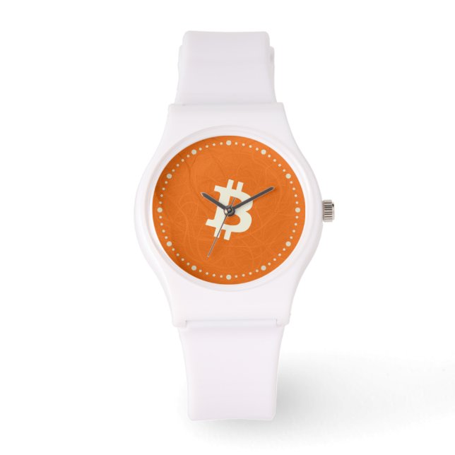 Bitcoin Classic Orange (Neuron) Armbanduhr (Vorderseite)
