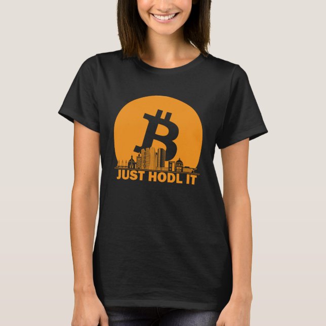 Bitcoin Copenhagen Skyline  Copenhagen Bitcoin Max T-Shirt (Vorderseite)