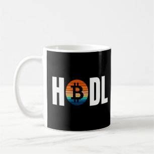 Bitcoin Crypto Hodl Text Kryptowährung Einfach Gel Kaffeetasse