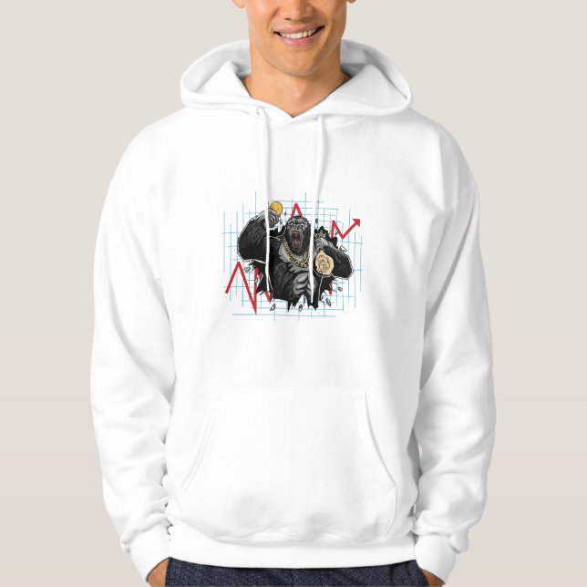 Bitcoin Crypto Market Hoodie (Vorderseite)