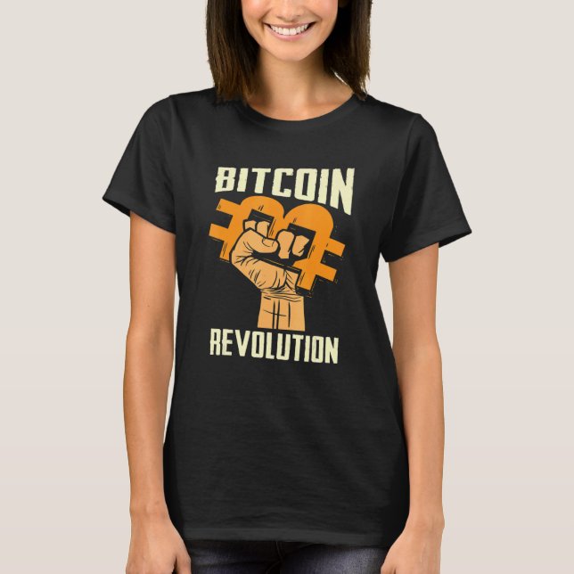 Bitcoin Cryptocurrency BTC Revolution Bitcoin Trad T-Shirt (Vorderseite)