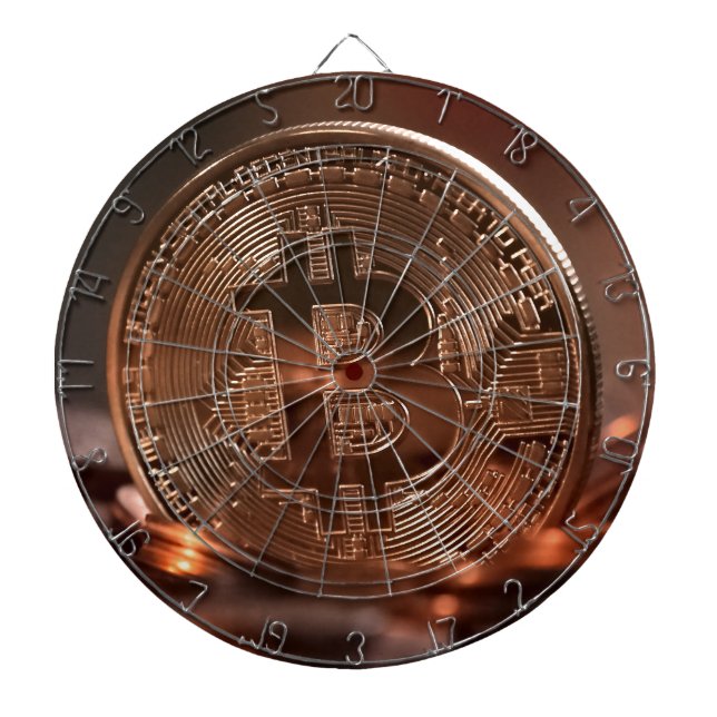 Bitcoin Dartscheibe (vorne)