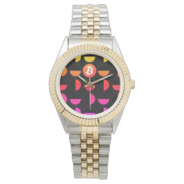 Bitcoin Designer Armbanduhr