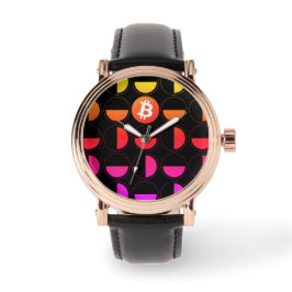 Bitcoin Designer Armbanduhr