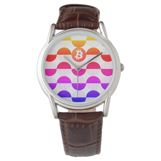 Bitcoin Designer Watch Armbanduhr (Vorderseite)