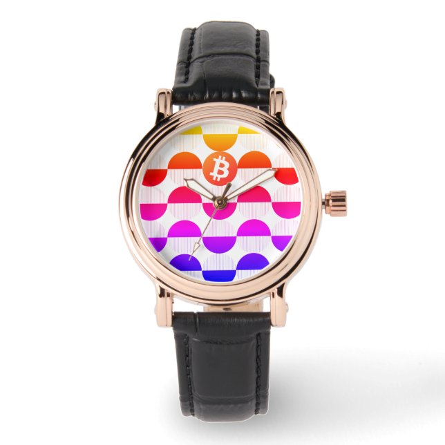 Bitcoin Designer Watch Armbanduhr (Vorderseite)
