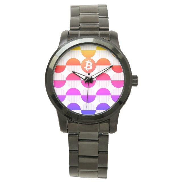 Bitcoin Designer Watch Armbanduhr (Vorderseite)