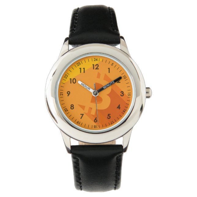 Bitcoin Designer Watch Armbanduhr (Vorderseite)