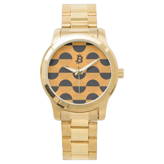 Bitcoin Designer Watch Armbanduhr (Vorderseite)