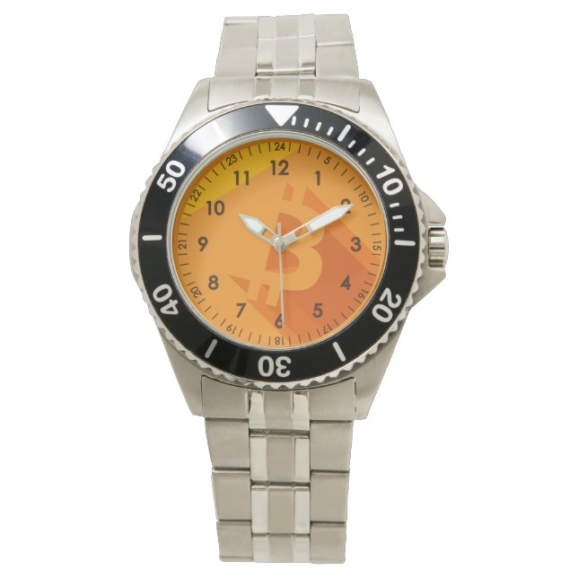 Bitcoin Designer Watch Armbanduhr (Vorderseite)