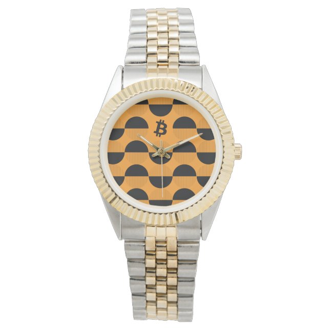 Bitcoin Designer Watch Armbanduhr (Vorderseite)