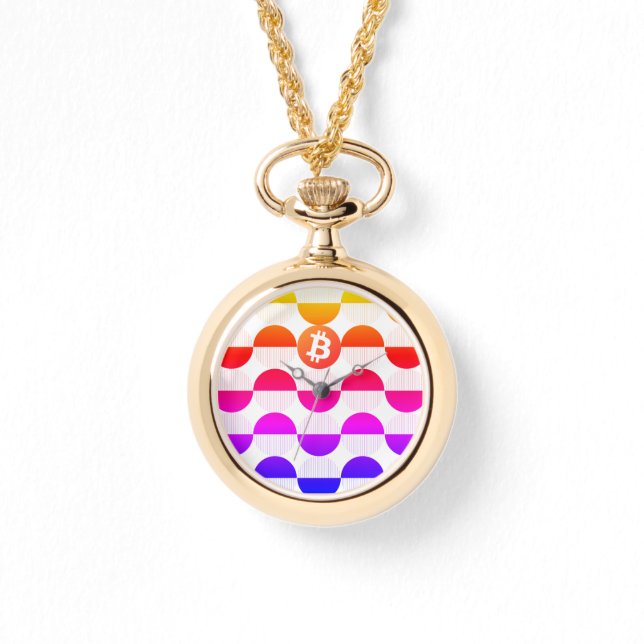 Bitcoin Designer Watch Armbanduhr (Vorderseite)