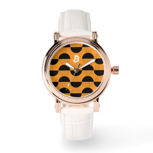 Bitcoin Designer Watch Armbanduhr (Vorderseite)