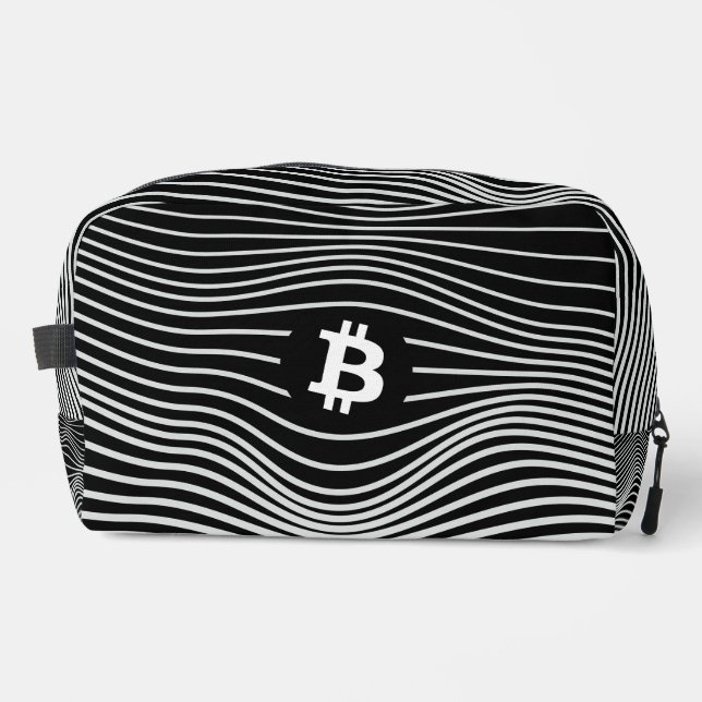 Bitcoin Force (Black)  Waschbeutel (Vorderseite)