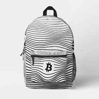 Bitcoin Force (White) Bedruckter Rucksack