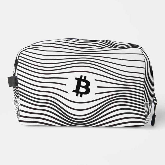 Bitcoin Force (White)  Waschbeutel (Vorderseite)