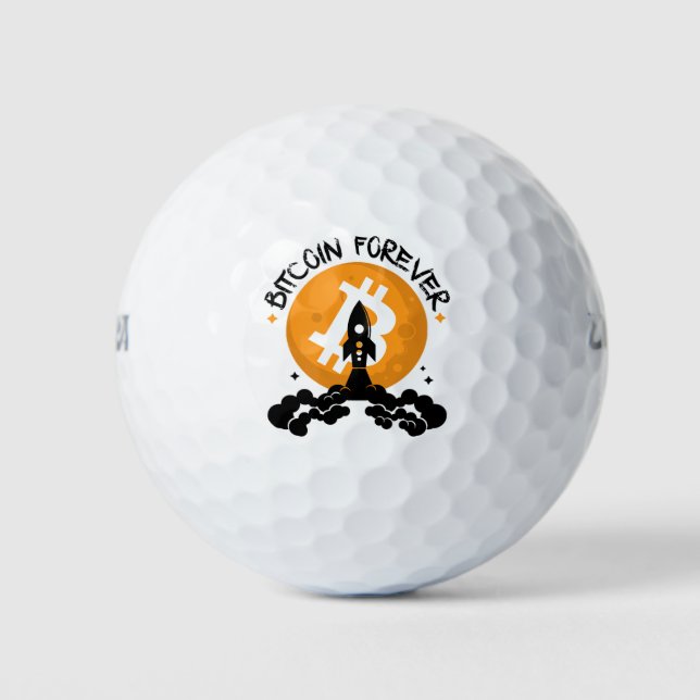 Bitcoin Forever Golfball (Vorderseite)