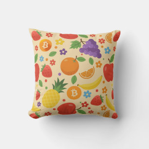 Bitcoin Früchte Kissen