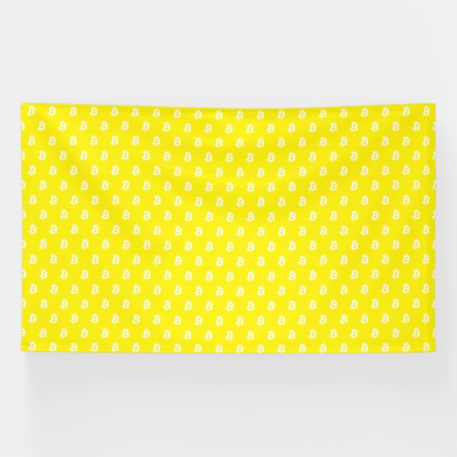 Bitcoin Gelb Banner (Horizontal)