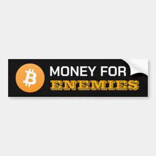 Bitcoin Geld Für Feinde Aufkleber Autoaufkleber