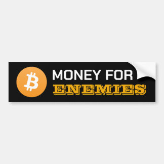 Bitcoin Geld Für Feinde Aufkleber Autoaufkleber