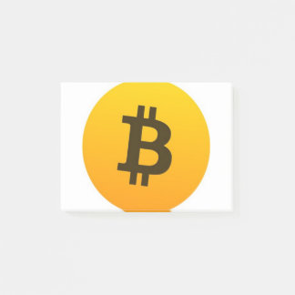 Bitcoin Goldgrube Post-it Klebezettel