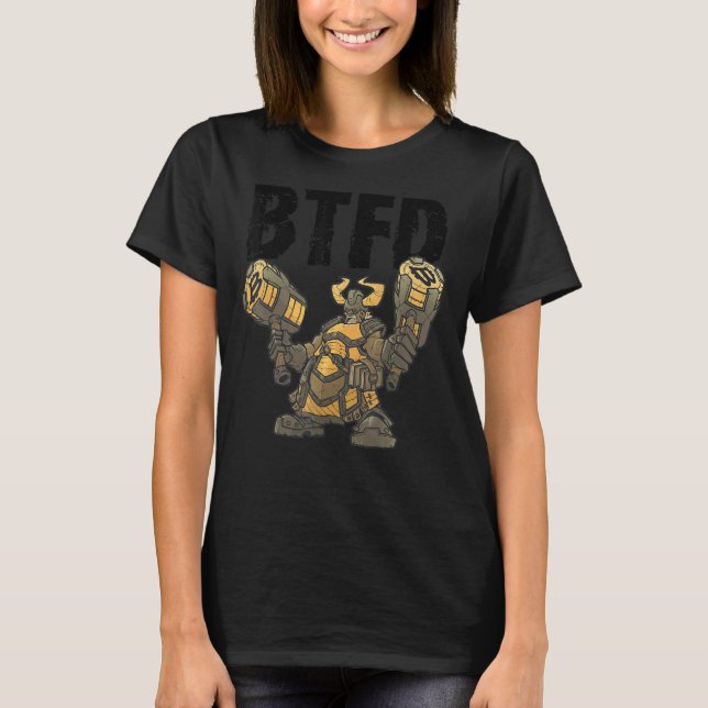 Bitcoin Graphic BTF Kaufen Sie den Dip Sprichwort  T-Shirt (Vorderseite)