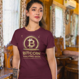 BITCOIN HALVING 2024 digitale Krypto-Währung T-Shirt