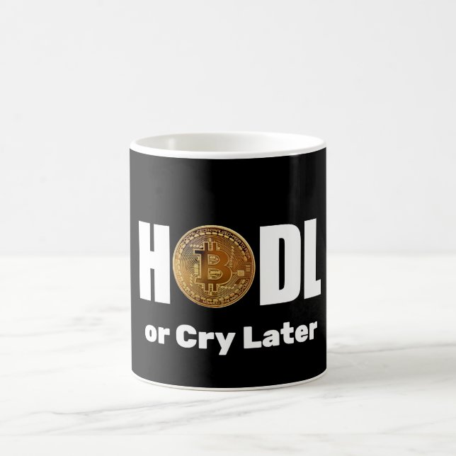 Bitcoin Hodle Mug Kaffeetasse (Mittel)