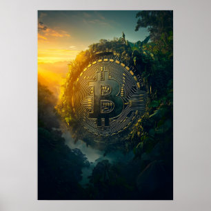 Bitcoin im Dschungel Poster