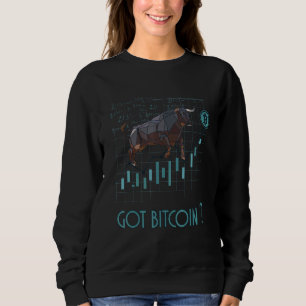 Bitcoin Investor Motif für Krypto-Händler und Mine Sweatshirt
