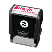 Bitcoin ist eine bessere Briefmarke aus selbstkleb