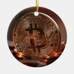Bitcoin Keramikornament