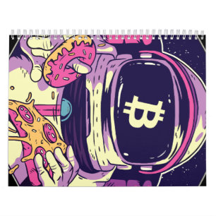 BITCOIN-Krypto-Astronautin Kalender