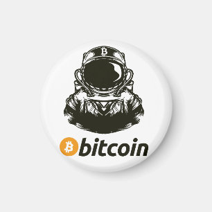 BITCOIN-Krypto-Astronautin Magnet