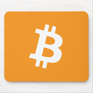 Bitcoin-Kryptowährung-Logo Mousepad