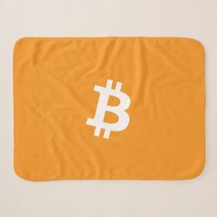 Bitcoin-Kryptowährung-Logo Sherpadecke