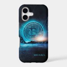 Bitcoin Landing Crypto BTC Personalisiert Name