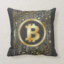 Bitcoin-Logo Crypto Circuit-Motherboard Kryptowähr