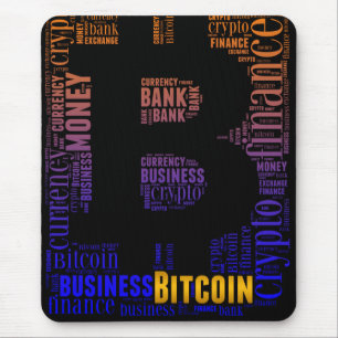 Bitcoin-Logo-Grafik Mousepad
