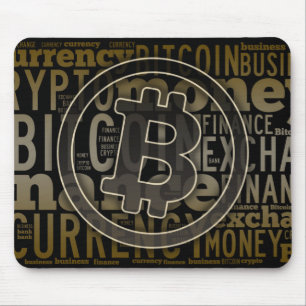 Bitcoin-Logo-Grafik Mousepad