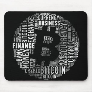 Bitcoin-Logo-Grafik Mousepad