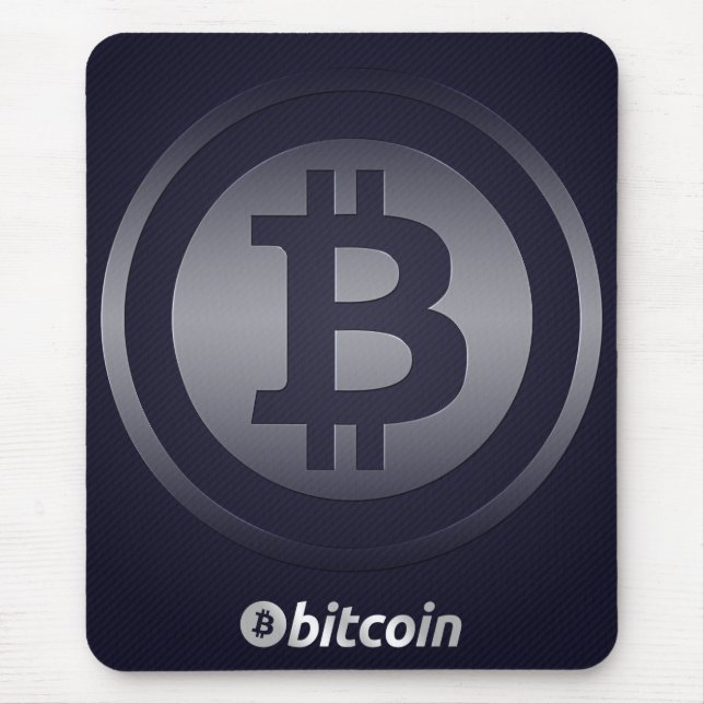 Bitcoin-Logo Mousepad (Vorne)