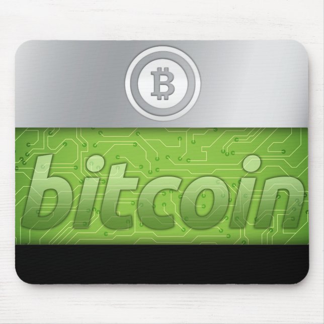 Bitcoin-Logo Mousepad (Vorne)