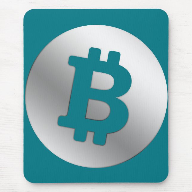 Bitcoin-Logo Mousepad (Vorne)