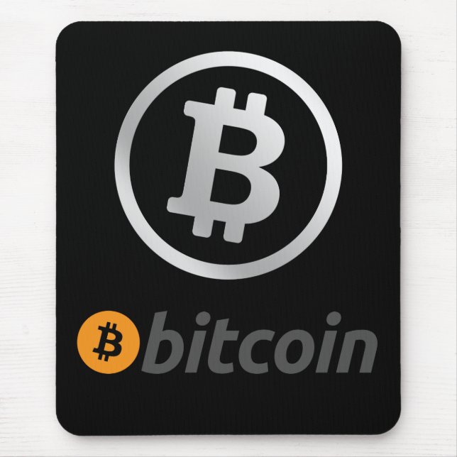 Bitcoin-Logo Mousepad (Vorne)