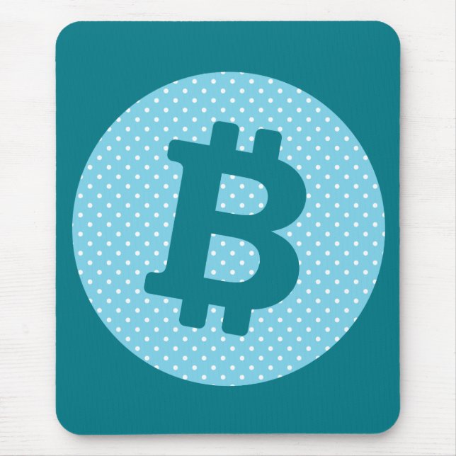 Bitcoin-Logo Mousepad (Vorne)