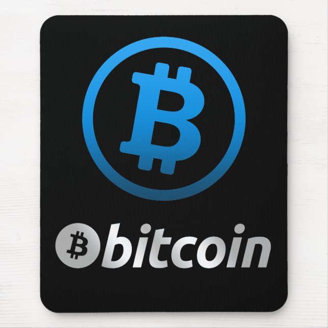 Bitcoin-Logo Mousepad (Vorne)