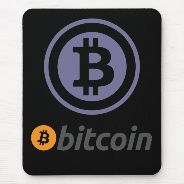 Bitcoin-Logo Mousepad (Vorne)