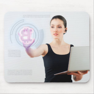 Bitcoin-Logo Mousepad